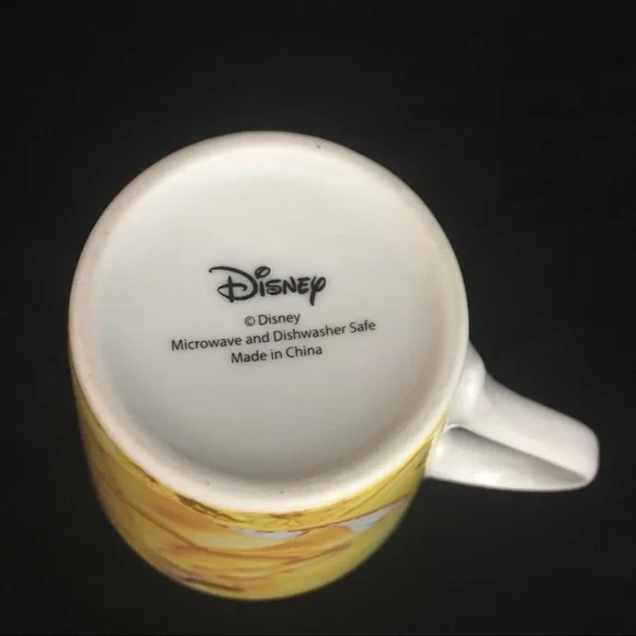 Disney Beauty & the Beast Mug Princess BELLE Coffee Cup Tea 10 oz Yellow Gown - Picture 12 of 14